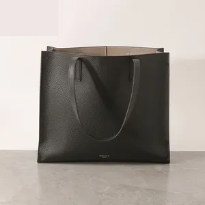 2022 도매 최고 품질 고용량 부드러운 가죽 가방 여성 어깨 가방 패션 디자이너 토트 가방