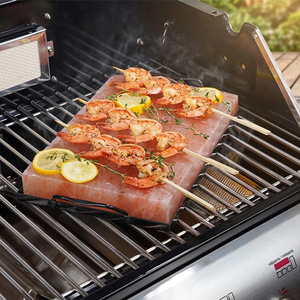 Vente en gros de produits artisanaux écologiques pour griller, plaque de sel rose de l'Himalaya 100% naturelle, plaque de cuisson sculptée en sel de l'Himalaya - Product Image 1