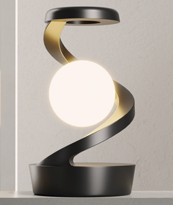 Lámpara de Mesa <span class=keywords><strong>con</strong></span> Carga Inalámbrica y Suspensión Rotatoria, Carga Inalámbrica Móvil, Luz Nocturna RGB <span class=keywords><strong>con</strong></span> Atmósfera - Product Image 2