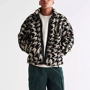 Veste polaire d'hiver chaude et épaisse sur mesure OEM, style Sherpa, pour l'extérieur, grandes tailles - Product Image 1