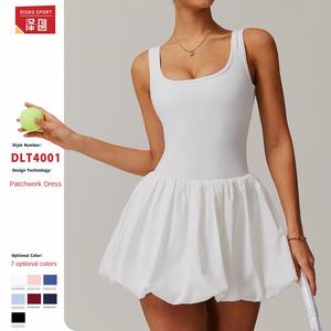 Спортивная юбка-шорты 2-в-1 для тенниса и фитнеса с карманами, быстросохнущая, дышащая, с индивидуальным логотипом, больших размеров, для женщин - Product Image 5