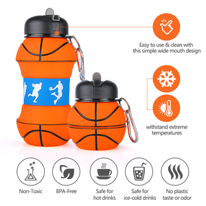 Bouteille d'eau pour <span class=keywords><strong>GYM</strong></span>, <span class=keywords><strong>ballon</strong></span> pliable et Portable, produits nouveau - Product Image 6