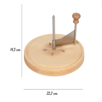 Râpe à fromage rotative en acier inoxydable à main en bois coupe trancheuse Machine chocolat beurre grattoir moulin à fromage outils