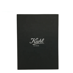 Pasta de apresentação personalizada com logotipo impresso, dobras de papel preto fosco para cartão, <span class=keywords><strong>2</strong></span> bolsos, pasta de arquivo com slot para cartão - Product Image 3