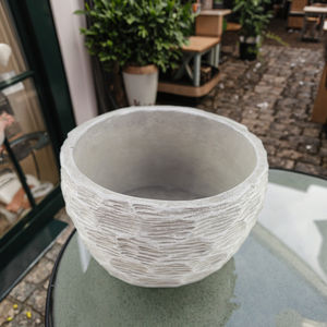Piantatrice da giardino in <span class=keywords><strong>cemento</strong></span> forma rotonda per la casa <span class=keywords><strong>vaso</strong></span> di piante in calcestruzzo decoro da pavimento da esterno <span class=keywords><strong>vaso</strong></span> di fiori - Product Image 6