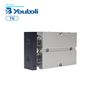 Cilindro de doble eje serie YBL TN/TDA, cilindro de aire neumático guiado de aleación de aluminio, piezas neumáticas de doble efecto