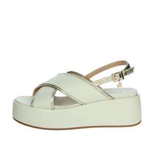 Mariella Burani Women's Wedge <b>Sandal</b> Leather Platform Style - Product Image 1