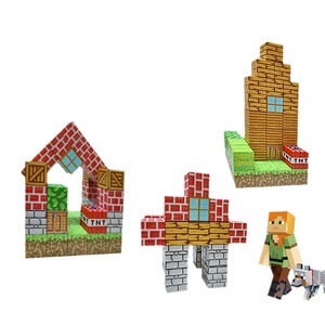 Bloques <span class=keywords><strong>de</strong></span> Construcción Magnéticos 3D, <span class=keywords><strong>Mundo</strong></span> <span class=keywords><strong>de</strong></span> Minas, Cubos Magnéticos, Juego <span class=keywords><strong>de</strong></span> Rompecabezas para Niños, STEM - Product Image 6