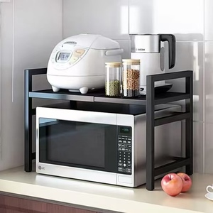 Kitchen Metal Microwave Oven Rack <b>Shelf</b> Home Appliances Storage Rack Strong Support <b>Shelf</b> Holder for Kitchen Countertop - Product Image 1