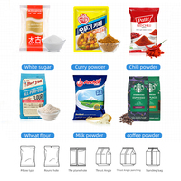 Machine d'emballage de poudre de café directe usine avec système de remplissage à vis sans fin pour la production de détail, solution OEM