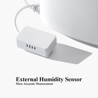 RUNAL Humidificateur d'air à ultrasons intelligent 4L avec minuterie pour la maison et la maison, à vapeur froide et chaude, avec grand brouillard, à remplissage par le haut