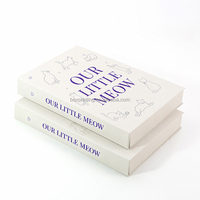 Boîtes Rigides de Luxe Personnalisées avec Logo OEM ODM, Style Livre, pour Albums Photo et Présentation de Marques en Gros