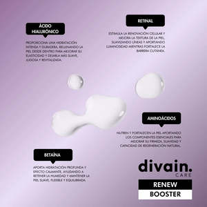 Sérum anti-âge Divain Care Renew Booster 1% Retinal Solution - Product Image 3