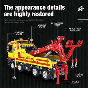 Reobrix 22012 Remote Control Wrecker Vehicle Building Block <b>Model</b> 800+ Pieces Electric Power Unassembled <b>Kit</b> for 8-13 Years - Product Image 5