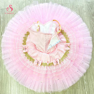 T0603 <span class=keywords><strong>Fairy</strong></span> <span class=keywords><strong>Doll</strong></span> Pink Competition Tutú de ballet profesional para adultos - Product Image 3