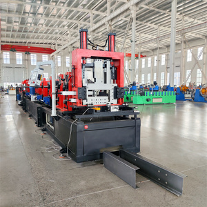 Randro Hoàn toàn tự động 80 đến 300 mét thép mạ kẽm có thể điều chỉnh <span class=keywords><strong>CZ</strong></span> kênh hồ sơ hoán đổi cho nhau xà gồ cuộn tạo thành máy - Product Image 1