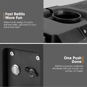 <span class=keywords><strong>Réservoir</strong></span> d'<span class=keywords><strong>eau</strong></span> électrique sous pression 24L pour toit de véhicule, douche portable, <span class=keywords><strong>eau</strong></span> douce pour <span class=keywords><strong>camping</strong></span> - Product Image 5