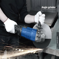 Meuleuse d'angle électrique industrielle 125 mm 1050 W CE/GS avec disque de meulage, moteur à balais, garantie 1 an