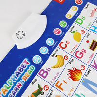 Tabla de Sonidos del Alfabeto Francés para Exportación, Póster Educativo para Niños, Material Didáctico para Estudiantes Extranjeros