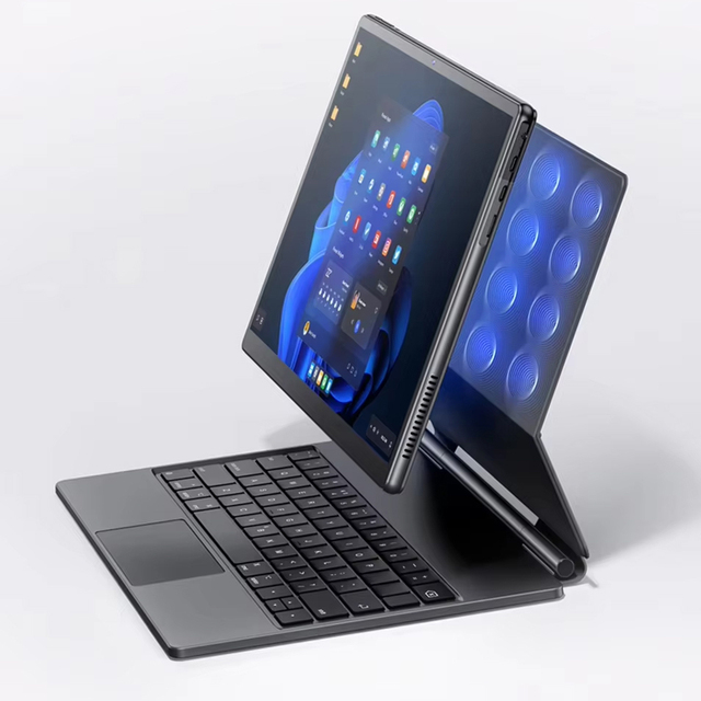 New Intel 13.3 Inch 2-in-1 Tablet Laptop 12GB RAM 512GB SSD Touch Screen Business Windows 11 Magic Keyboard
