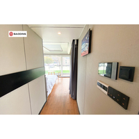 Capsule d'habitation modulaire de luxe en acier préfabriqué, intelligente et compacte, pour hôtel ou extérieur, fabriquée en Chine