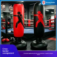 Pilier de boxe gonflable en PVC, cible de frappe, sac de sable épaissi, fitness, Roly-Poly, adapté aux adultes et aux enfants, usage domestique, 0,8 kg