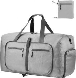 Bolsa de Lona con Compartimento para Zapatos y Correa Ajustable, Plegable, para Viajes, para Hombre y Mujer, Muestra Gratis - Product Image 5