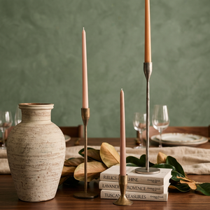 Support de bougie conique en métal haut de gamme, bougeoir décoratif haut pour table, maison, mariage, salle à manger, centre de table - Product Image 3