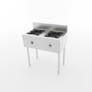 Réchaud à <span class=keywords><strong>gaz</strong></span> commercial à 2 brûleurs RTK, économique, pour cuisinière en terre cuite, usage industriel, pour cuisine/restaurant/hôtel - Product Image 1
