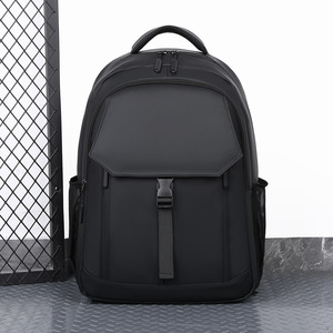Laptop <b>Backpack</b> 15 Inches <b>Large</b> Capacity Minimalist Design For Travel Business Commute Solid Color Neutral Gender - Product Image 1