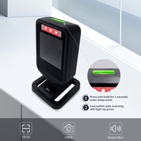 Escáner de Escritorio Ajustable JR T560, Lector de Códigos de Barras 2D QR con Chip de 32 Bits, Manos Libres, para Puntos de Venta en Supermercados
