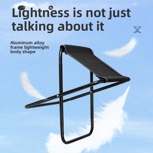 Silla Plegable Portátil de Alta Calidad al por Mayor, Diseño Moderno para Viajes al Aire Libre, Senderismo, Barbacoa, Pesca, Playa, Parques, Acero al Carbono - Product Image 4