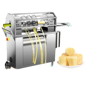 Fournisseur d'usine, éplucheur et écorceur de canne à sucre en acier inoxydable, facile à utiliser, machine à éplucher et à couper la canne à sucre, garantie 1 an - Product Image 1