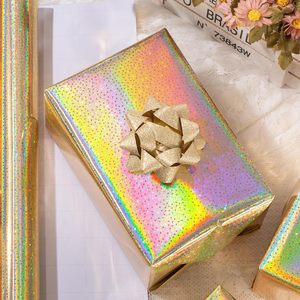 High end metallic star laser gift <b>wrapping</b> <b>paper</b> suitable for baby showers Valentines Day weddings <b>Christmas</b> and birthdays - Product Image 6