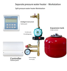 Sistema de Energía Solar Presurizado de 250L con Presión Separada, Calentador de Agua Solar con Tubo Evacuado de Acero Galvanizado para Conducción de Calor - Product Image 4