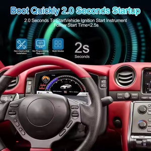 NaviHua - Panel de Instrumentos Digital para Automóvil con Pantalla LCD de 12.3 Pulgadas, Velocímetro para Nissan GTR 2011-2017 - Product Image 5