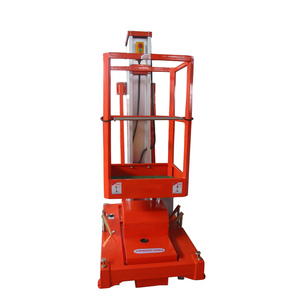 Plataforma Elevadora Eléctrica GTWY de Aluminio con un Solo Mástil, Plataforma de Trabajo Aérea, Elevador de Personal - Product Image 2