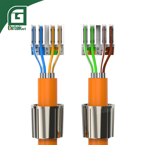 Geteknet ขั้วต่อ <span class=keywords><strong>Rj45</strong></span> 6A แมวแบรนด์ที่ดีที่สุดสาย <span class=keywords><strong>RJ45</strong></span> FTP 90องศาแพ็ค <span class=keywords><strong>Cat6</strong></span>ชิ้นส่วนโทรคมนาคม - Product Image 6