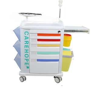 MT 메디컬 대규모 프로모션 고품질 다기능 병원 구급 카트 의료 응급 구조용 다채로운 색상 카트 - Product Image 2