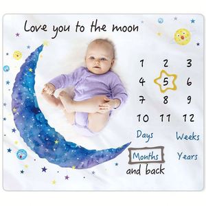 Couverture personnalisée avec logo imprimé pour bébé, couverture photo pour garçons et filles, cadeaux de naissance, couverture en polaire douce de qualité supérieure - Product Image 2