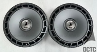 Jantes en alliage forgé multi-rayons noires de luxe DCTC 18-24 pouces 25 mm ET pour