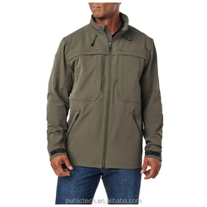 Chaqueta táctica cortavientos impermeable transpirable con logotipo personalizado para exteriores de fábrica para hombres - Product Image 1