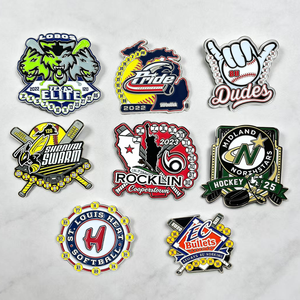 Spille smaltate personalizzate all'ingrosso per squadre di calcio, con design dentale, simpatiche <span class=keywords><strong>e</strong></span> uniche, con motivi divertenti di scheletri <span class=keywords><strong>e</strong></span> gattini. - Product Image 1