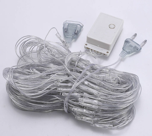 120LED Wedding Bar lưới chuỗi ánh sáng hàng rào vườn Vòng hoa Đèn Ngoài Trời bên bãi cỏ Net LED Cổ Tích đèn giáng sinh Rèm kỳ nghỉ - Product Image 6