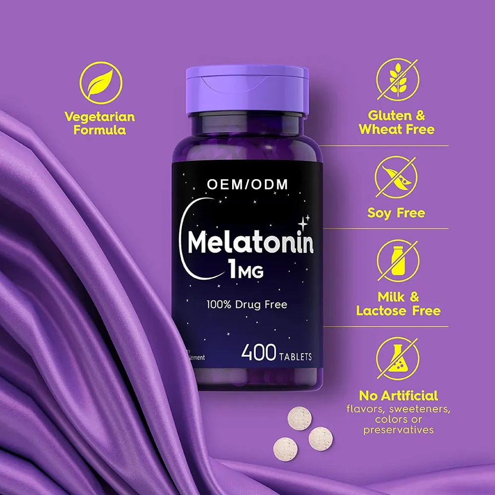 Melatonin 5 mg mit Tagara Schlaf-Supplement zur Verbesserung der Schlafqualität, Stresslinderung Schlaftabletten fortschrittliche Melatonin-Pillen