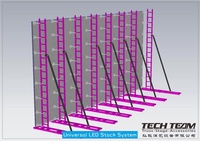 Système de support de structure de treillis pour mur vidéo LED TECHTEAM en aluminium, stable, taille personnalisable, avec certification TUV CE