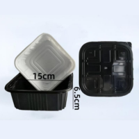 Boîte à bento jetable en plastique PP de qualité alimentaire, personnalisée par le fabricant, auto-chauffante, pour nouilles, contenant alimentaire d'urgence