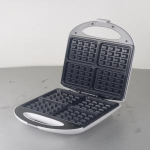 Machine à sandwich pour petit-déjeuner à 4 tranches, best-seller, plaque fixe personnalisée, noire, OEM, plaque électrique plate automatique, usage domestique et extérieur, 1400W - Product Image 3