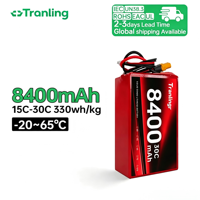Baterai Drone Semi Solid State Original Pabrikan, Daya Tahan Lama, 330wh/kg, 8400mah, 3S 4S 6S, Densitas Energi Tinggi