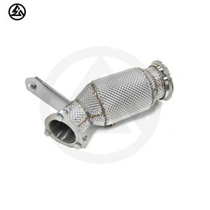 Tubo de escape CSZ para <span class=keywords><strong>Porsche</strong></span> <span class=keywords><strong>Macan</strong></span> 95B 2,0 T 2020-2023 tubo recto con escudo térmico - Product Image 3